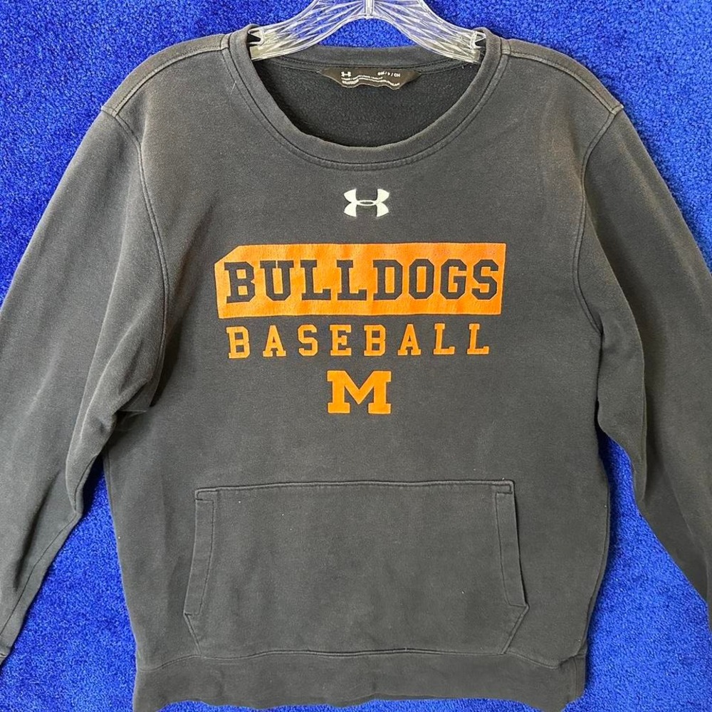 Grey Under Armour University of‎ Maryland Bulldogs baseball sweatshirt #UMD